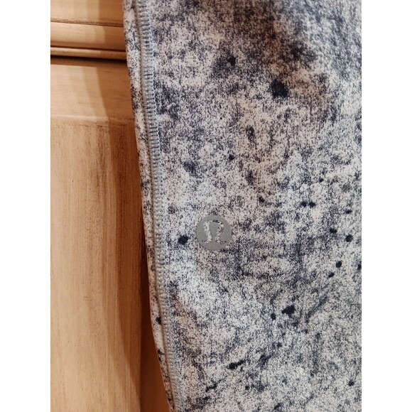 Luluelemon Speed Up Crop Leggings Size 8 Alpine White Stretch Breathable - Picture 2 of 6